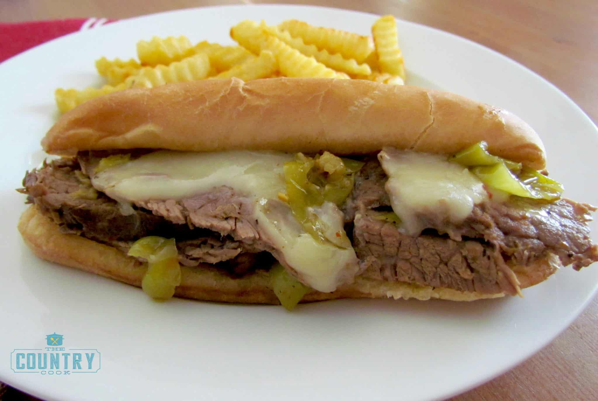 Crockpot Roast Beef Sandwiches Recipe
 Crock Pot Italian Beef Sandwiches The Country Cook