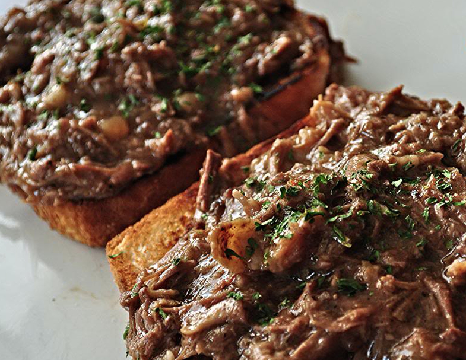 Crockpot Roast Beef Sandwiches Recipe
 Crock Pot Open Faced Roast Beef Sandwiches