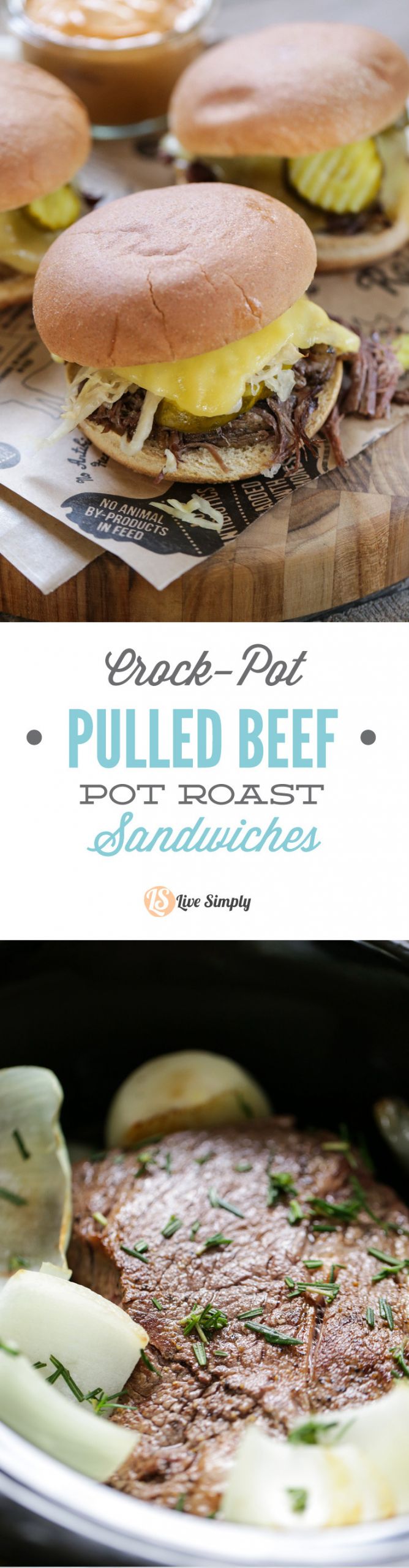 Crockpot Roast Beef Sandwiches Recipe
 Crock Pot Pulled Beef Pot Roast Sandwiches