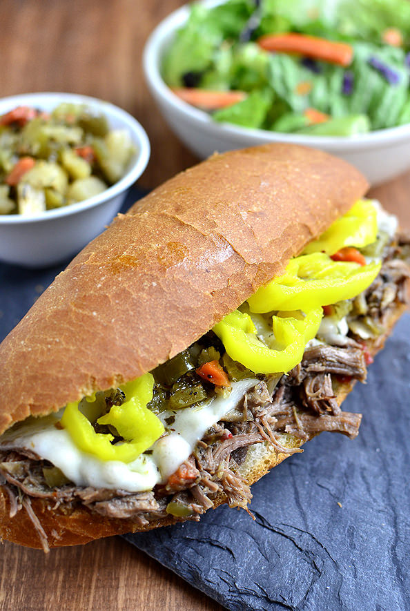 Crockpot Roast Beef Sandwiches Recipe
 Crock Pot Italian Beef Sandwiches Iowa Girl Eats