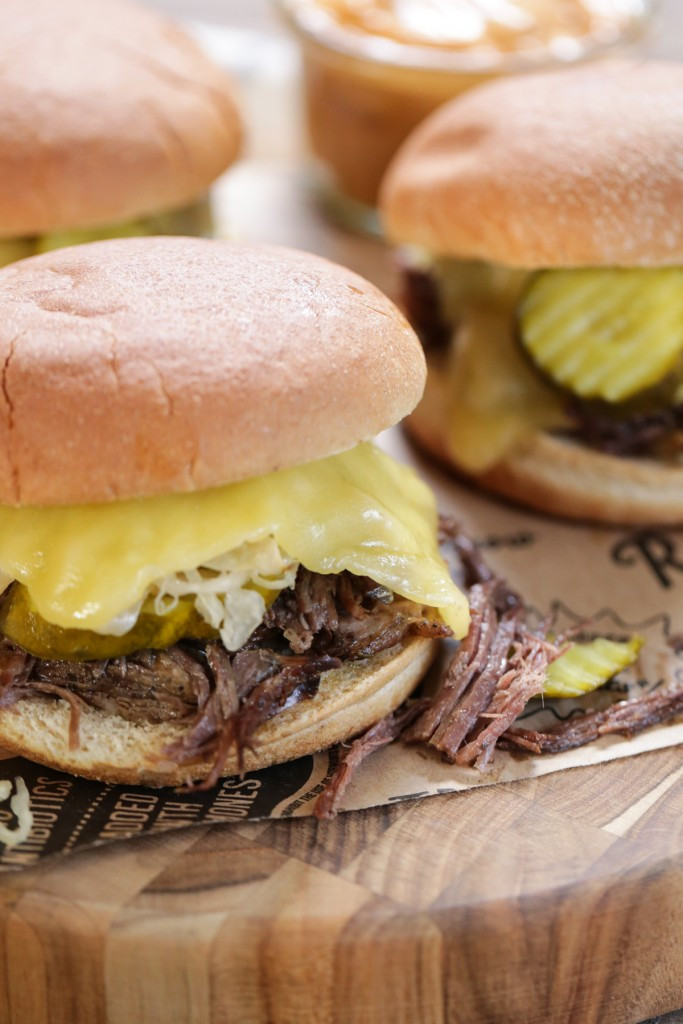 Crockpot Roast Beef Sandwiches Recipe
 Crock Pot Pulled Beef Pot Roast Sandwiches Live Simply