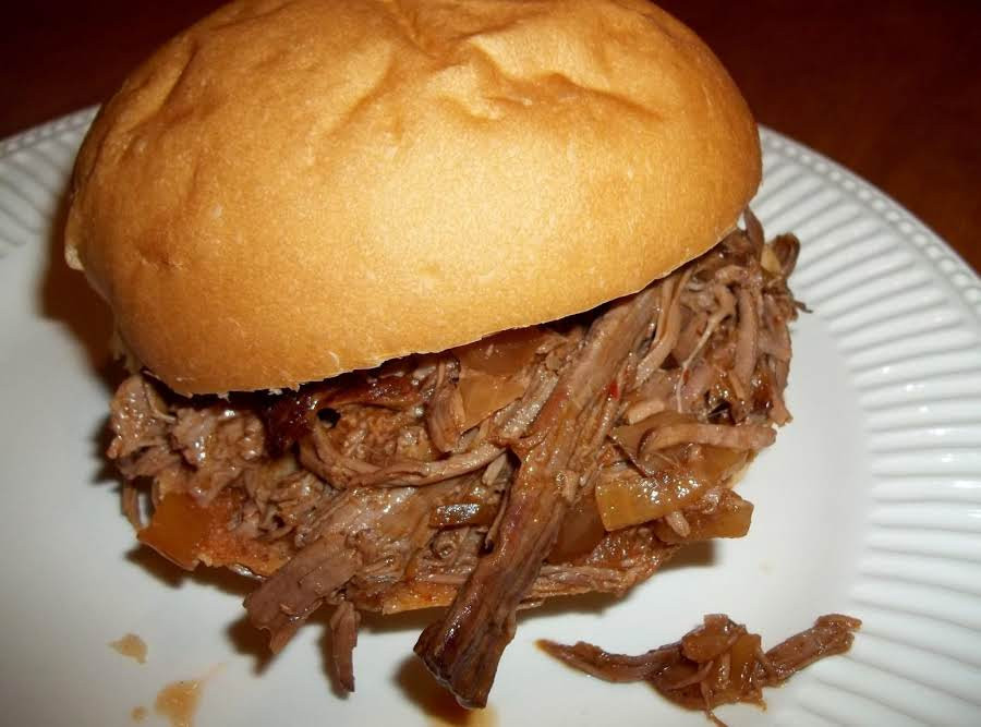 Crockpot Roast Beef Sandwiches Recipe
 Shredded Beef Sandwich Crock Pot Recipe