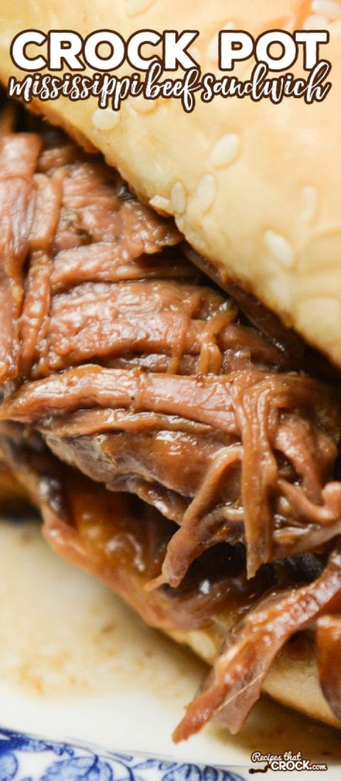 Crockpot Roast Beef Sandwiches Recipe
 Crock Pot Mississippi Beef Sandwiches Recipes That Crock