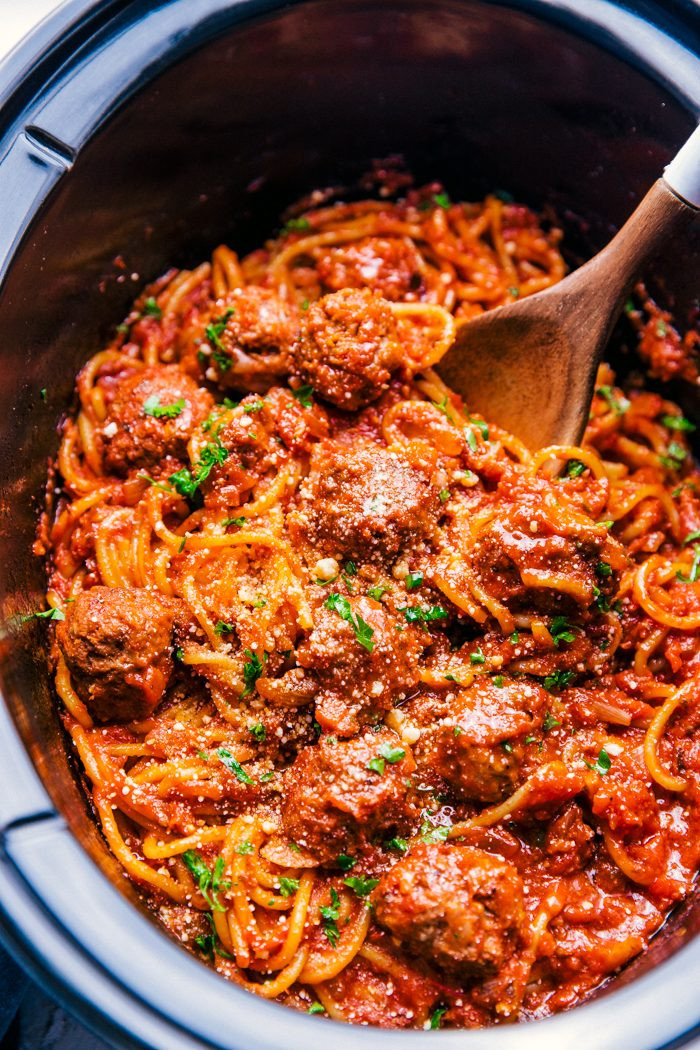 Crockpot Spaghetti Sauce
 Crock Pot Spaghetti and Meatballs