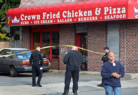 Crown Fried Chicken &amp; Pizza
 e person dead 5 wounded during a violent day in Hub