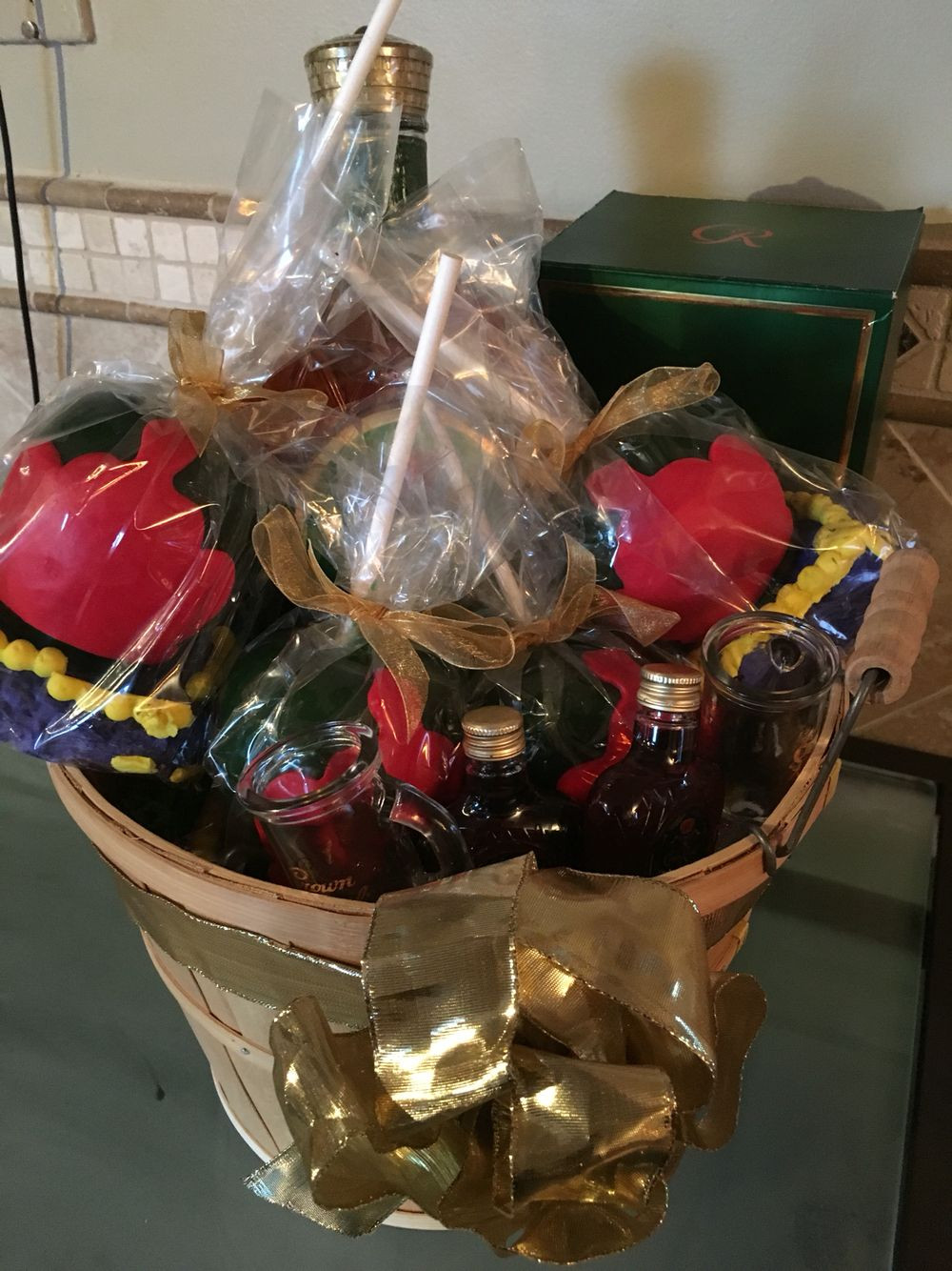 Crown Royal Gift Basket Ideas
 Crown Royal Apple t basket