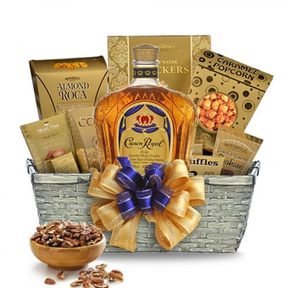 Crown Royal Gift Basket Ideas
 Bottle Baskets and Crowns on Pinterest