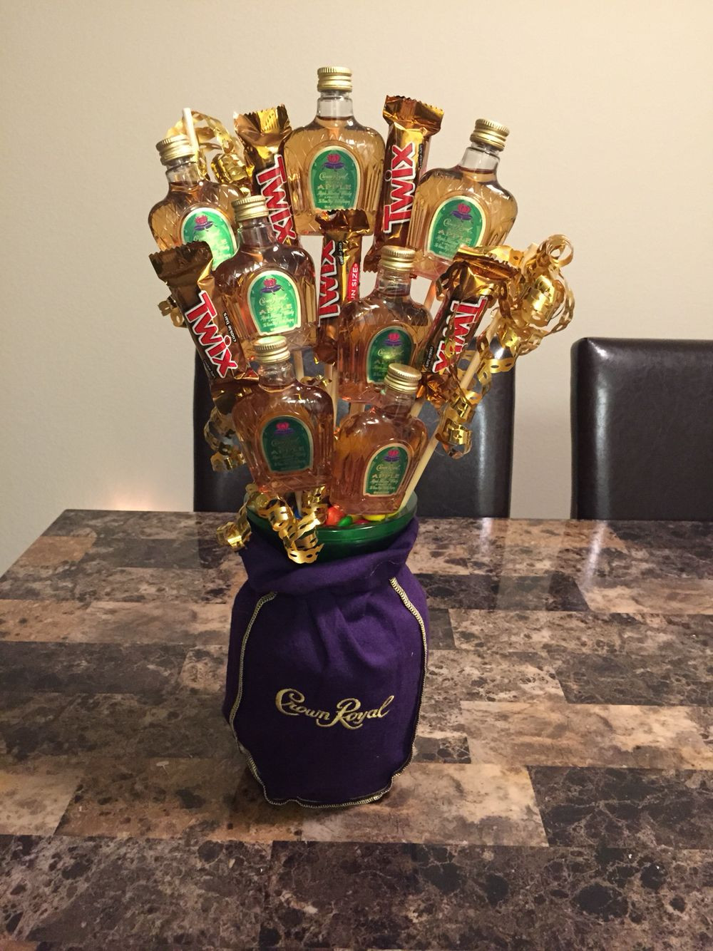 Crown Royal Gift Basket Ideas
 Crown Arrangement Crown Bouquet de by me