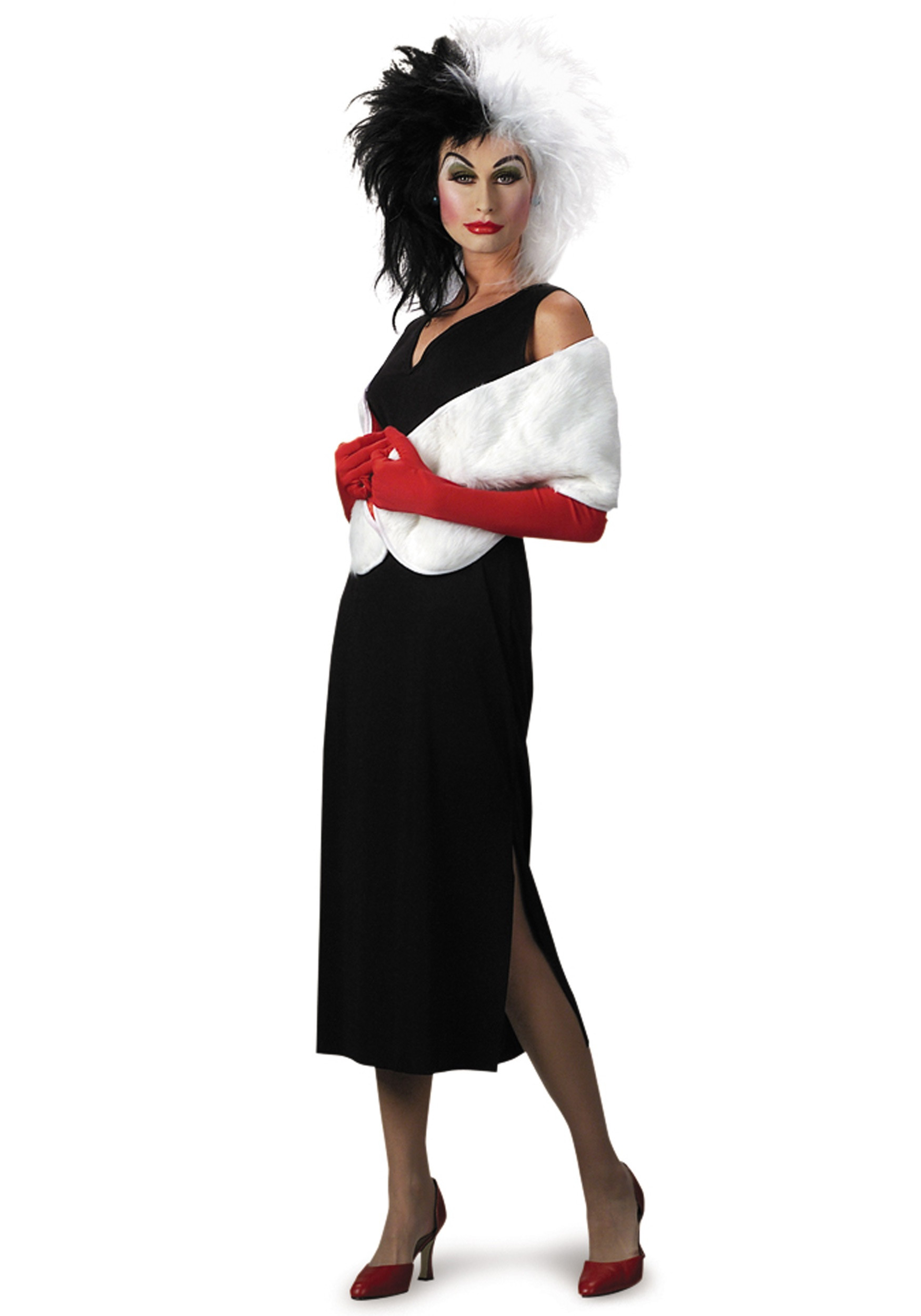 Cruella Deville Costume DIY
 Adult Cruella De Vil Costume