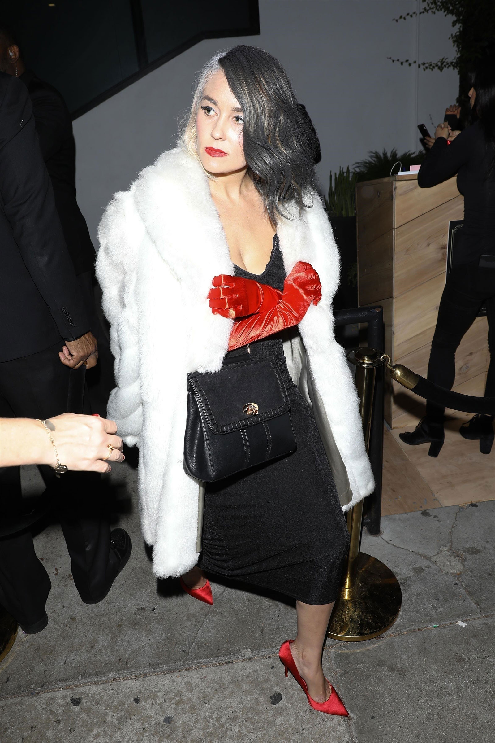 Cruella Deville Costume DIY
 Lauren Conrad s Cruella De Vil Halloween Costume