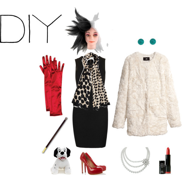 Cruella Deville Costume DIY
 My DIY Cruella de Vil themed outfit under RM50