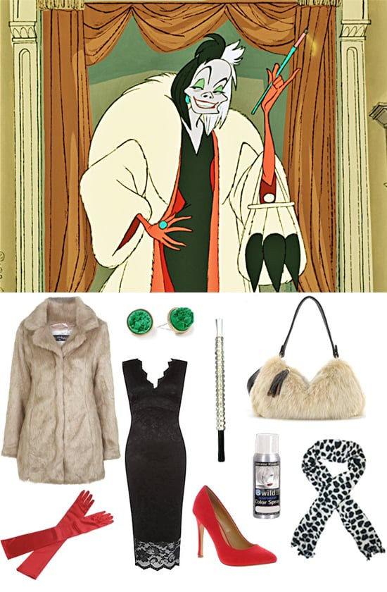 Cruella Deville Costume DIY
 Cruella De Vil Costume DIY