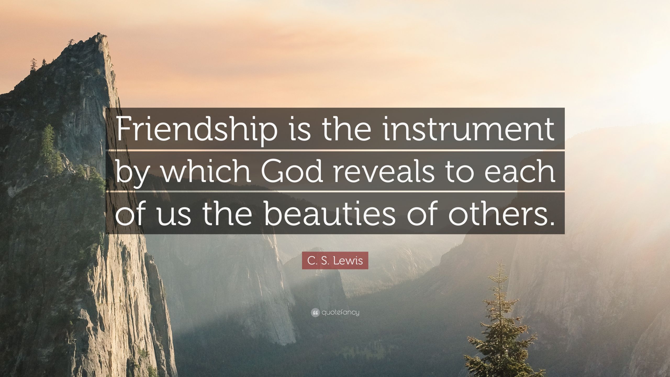 Cs Lewis Quotes On Friendship
 C S Lewis Quote “Friendship is the instrument by which