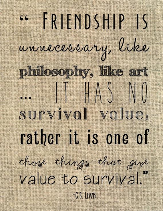 Cs Lewis Quotes On Friendship
 Cs Lewis Quotes Friendship QuotesGram