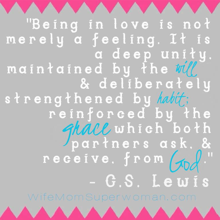 Cs Lewis Quotes On Marriage
 Marriage quote by C S Lewis Love = deliberate habit