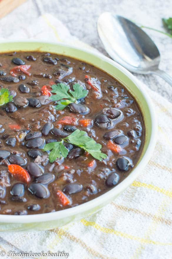 Cuban Black Bean Soup Recipes
 Cuban black bean soup recipe Vegan That Girl Cooks Healthy