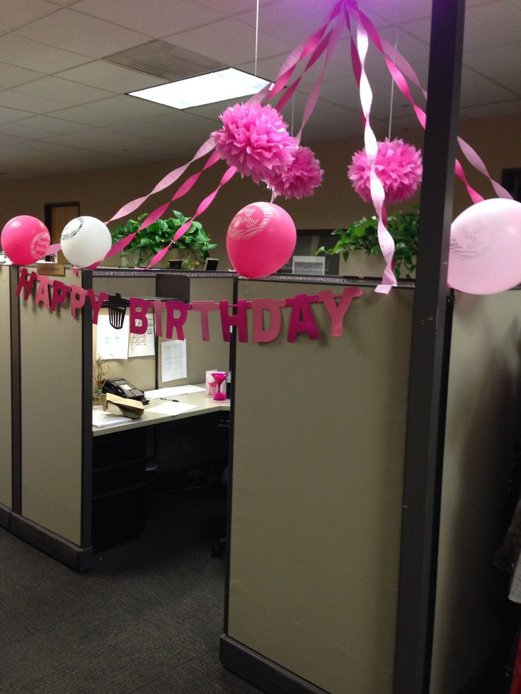 Cubicle Birthday Decorations
 Decorate fice Cubicle For Birthday