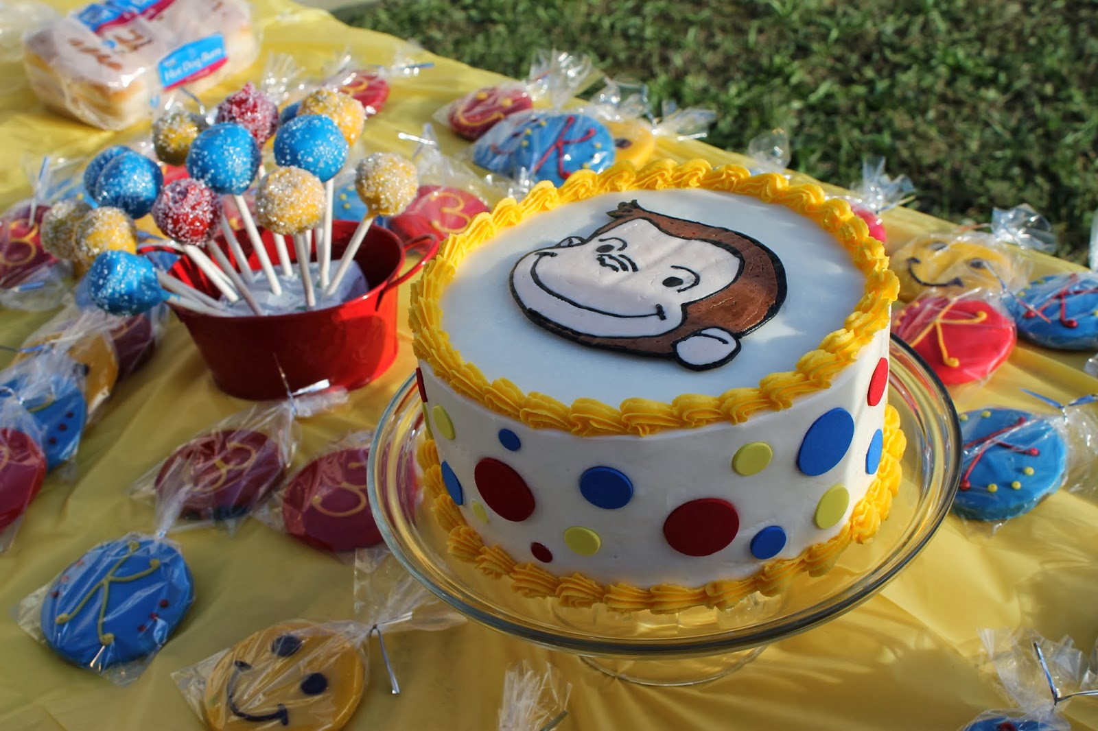 Curious George Birthday Cake
 The Simple Cake Another Curious George Birthday Cake