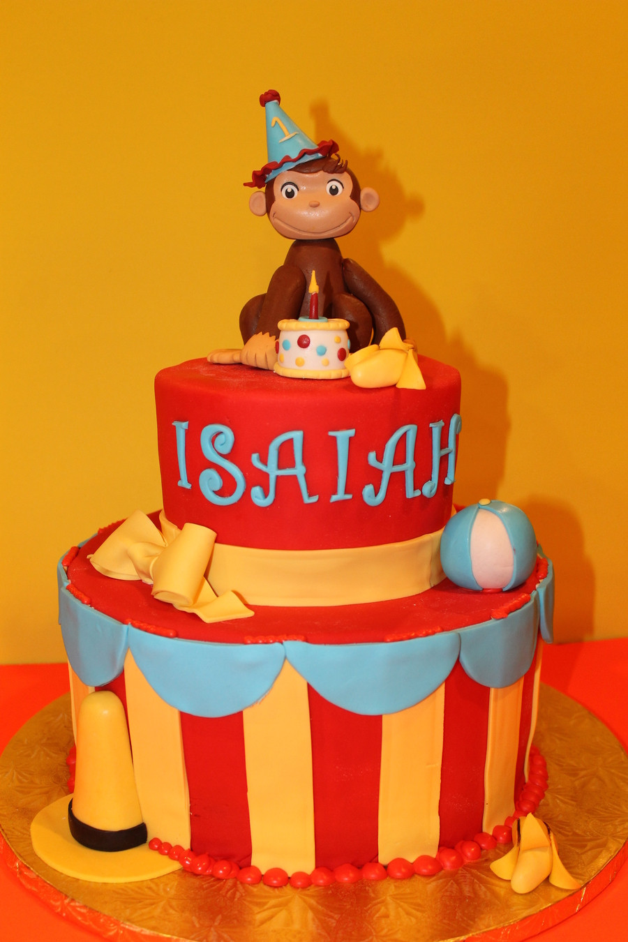 Curious George Birthday Cake
 Curious George Cake CakeCentral