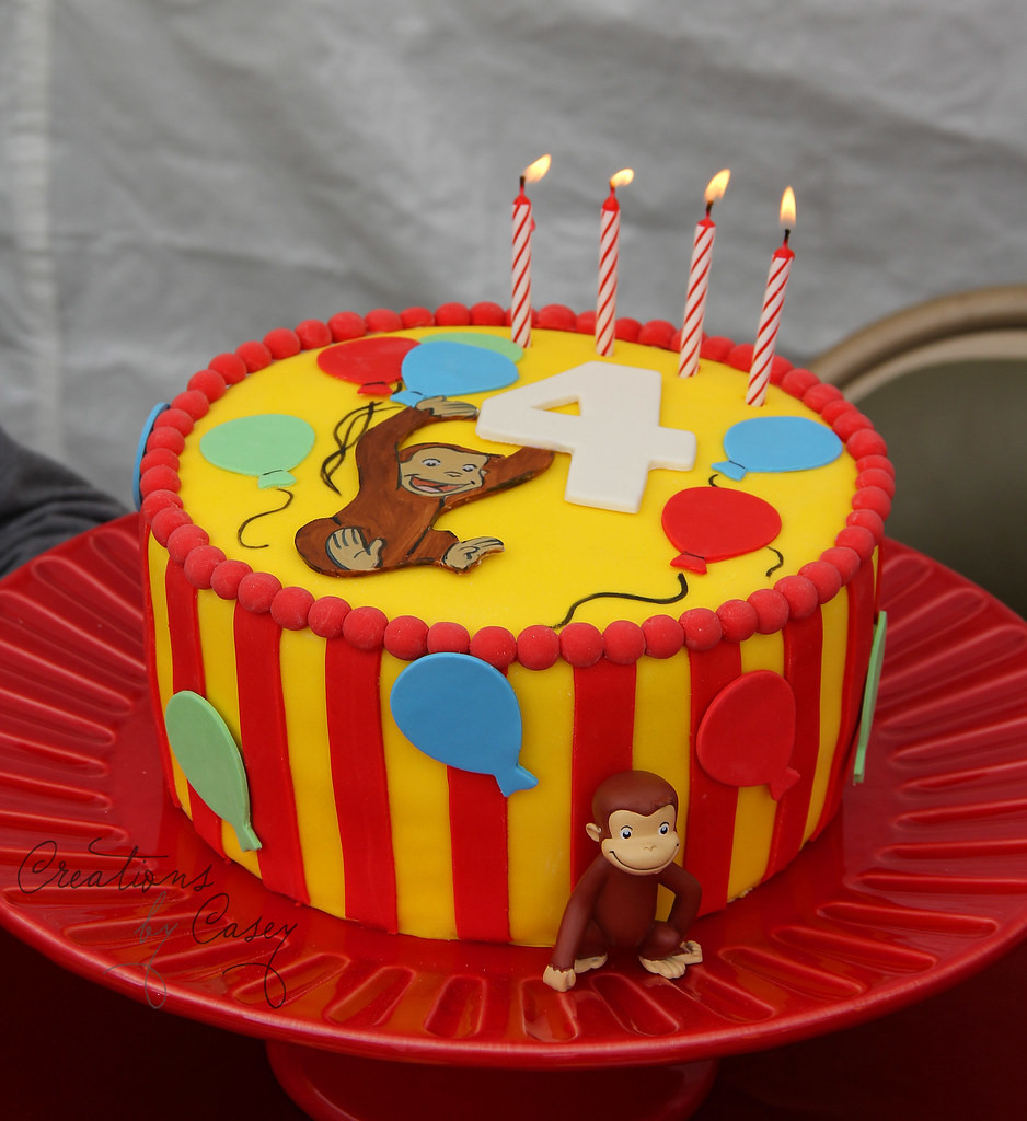 Curious George Birthday Cake
 CURIOUS GEORGE BIRTHDAY CAKE Fomanda Gasa