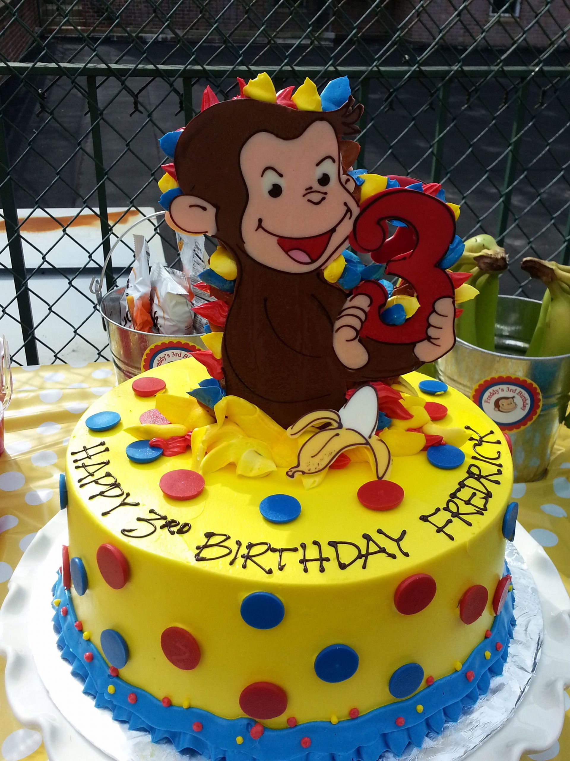 Curious George Birthday Cakes
 Curious George birthday cake by Riviera Bakehouse