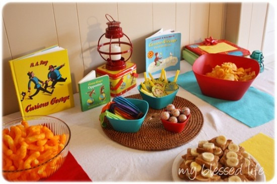 Curious George Party Food Ideas
 Curious George Birthday Party