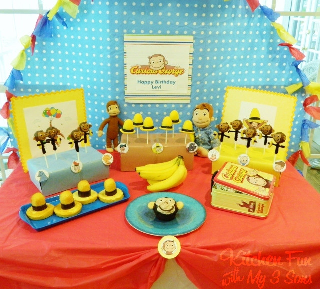 Curious George Party Food Ideas
 Curious George Party with LOTS of fun food ideas