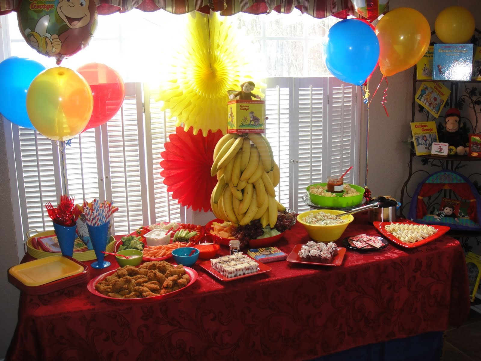 Curious George Party Food Ideas
 All About the Tables Curious Colin s Curious George 1st