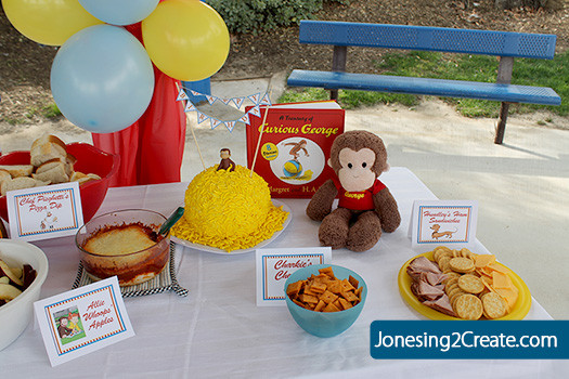 Curious George Party Food Ideas
 Curious George Birthday Party Jonesing2Create