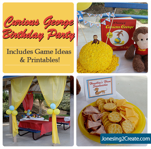 Curious George Party Food Ideas
 Curious George Birthday Party Jonesing2Create