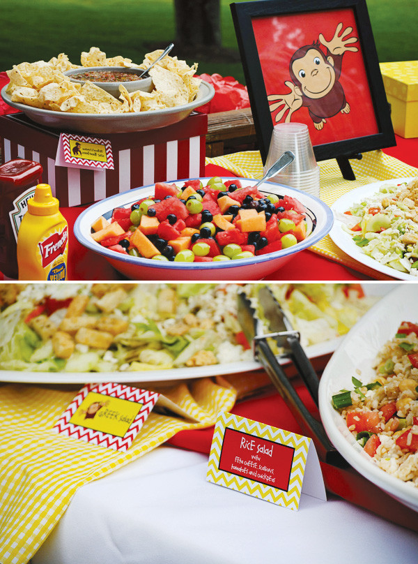 Curious George Party Food Ideas
 Curious George Birthday Party Hostess with the Mostess