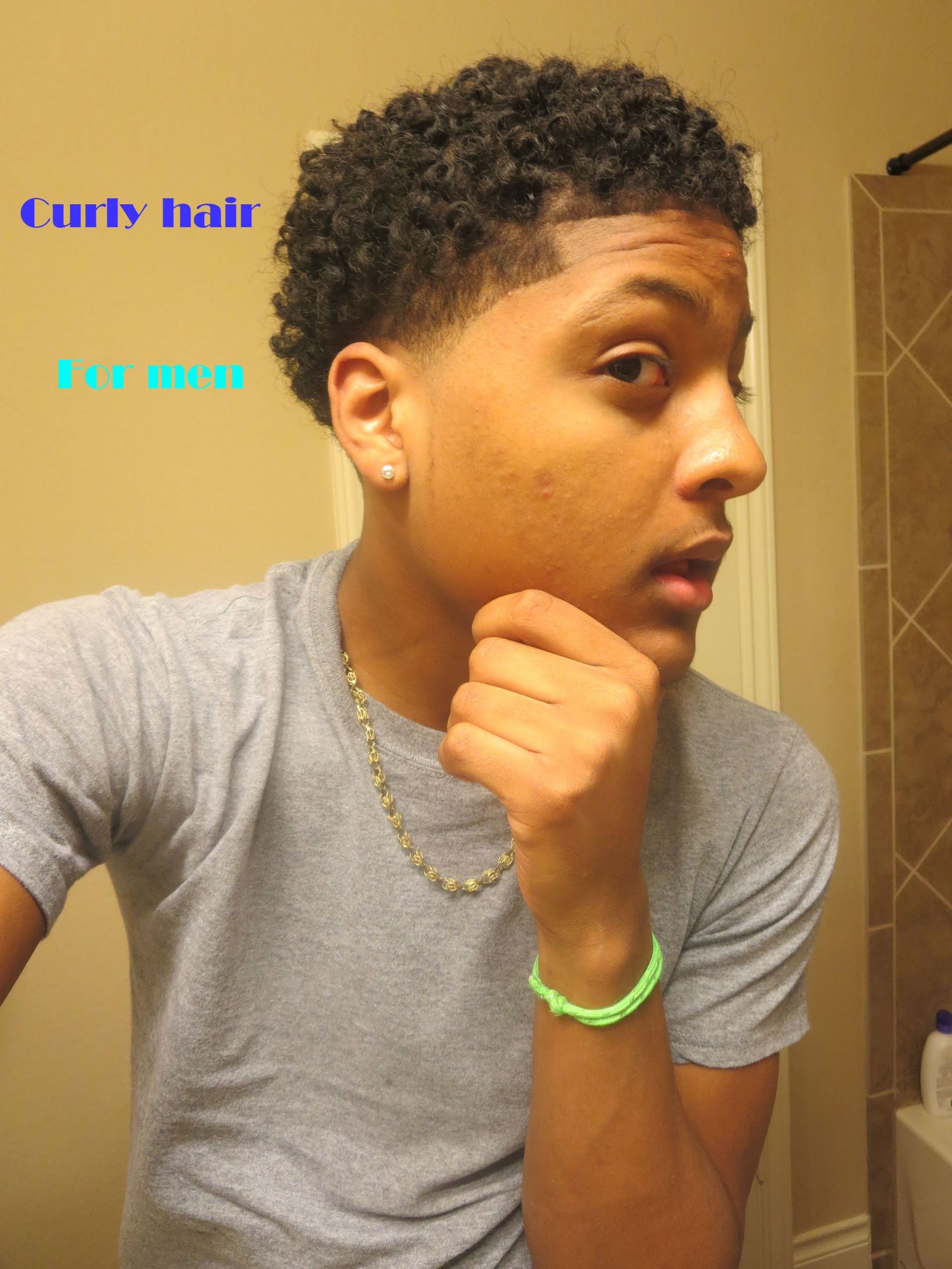 Curly Hairstyles For Black Males
 Medium Curly Hairstyles for Black Men