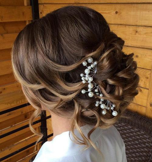 Curly Updo Wedding Hairstyles
 40 Chic Wedding Hair Updos for Elegant Brides