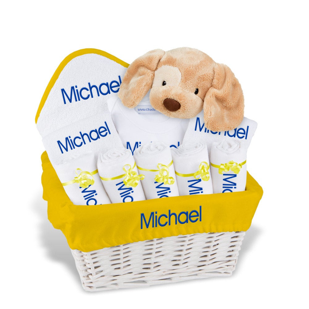 Custom Baby Boy Gifts
 Personalized Baby Gift Basket Baby Boy Gift Basket 2 Bibs