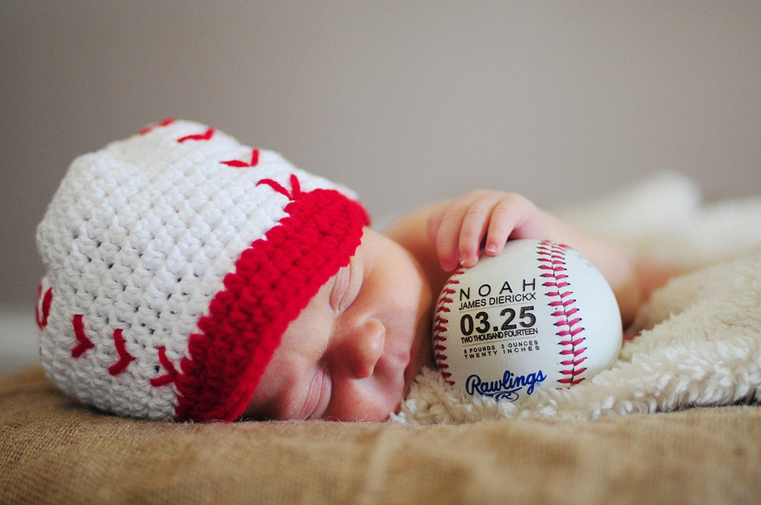 Custom Baby Boy Gifts
 Personalized Baseball Birth Announcement Baby Boys Gift