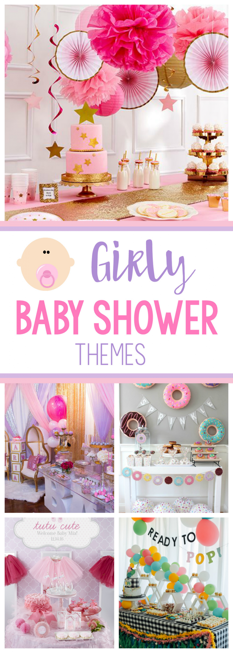 Cute Baby Shower Decoration Ideas
 Cute Girl Baby Shower Themes & Ideas – Fun Squared