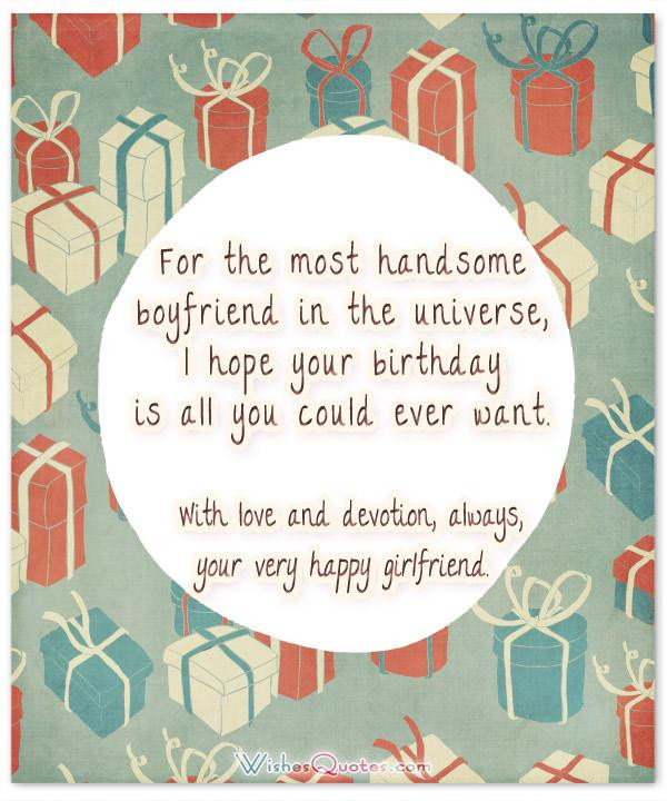 Cute Birthday Quotes For Boyfriend
 Birthday Wishes for your Cute Boyfriend By WishesQuotes