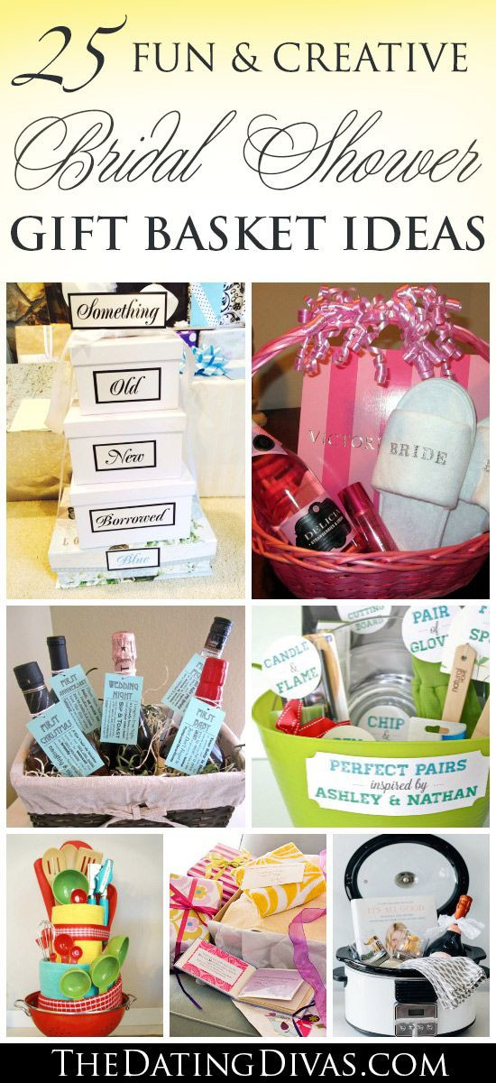 Cute Bridal Shower Gift Basket Ideas
 DIY Gifts SO many fun and creative bridal shower t