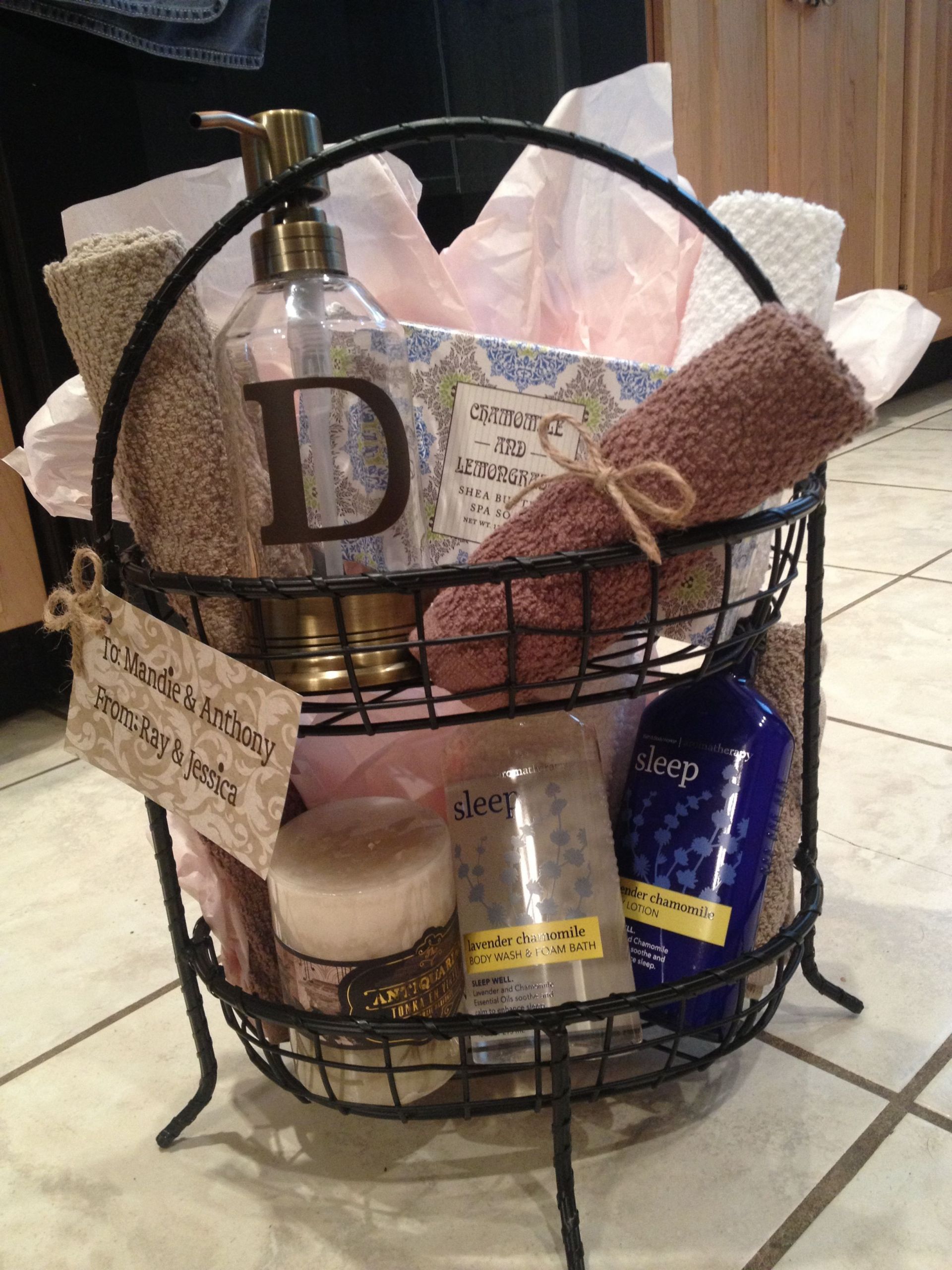 Cute Bridal Shower Gift Basket Ideas
 DIY t basket I made this for a wedding shower t