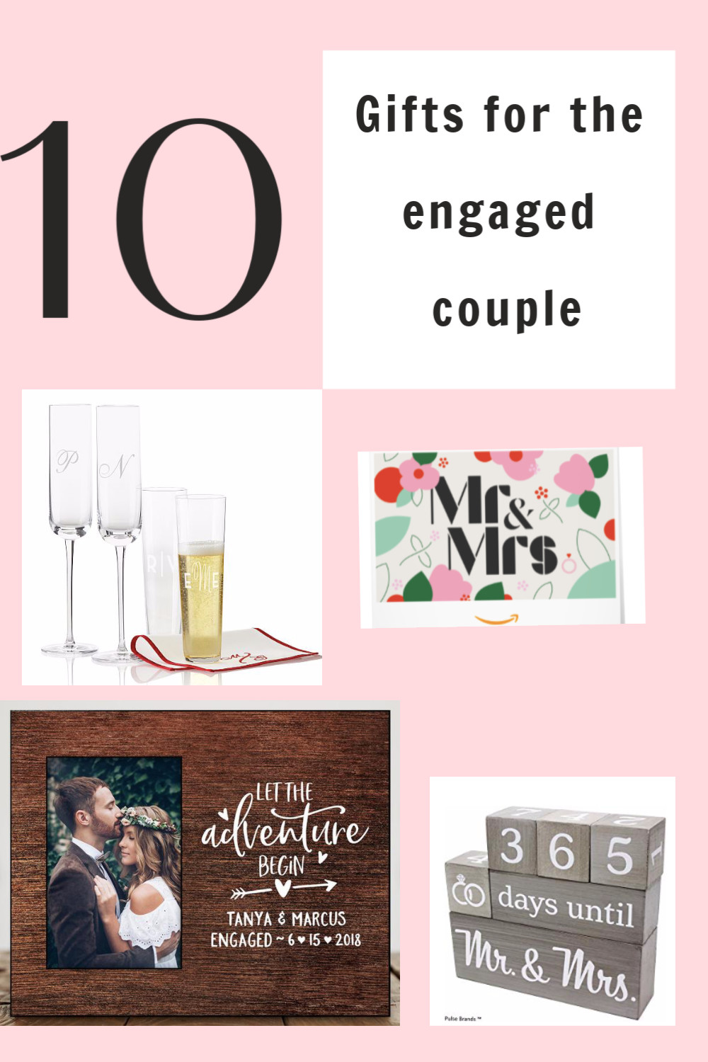 Cute Couple Gift Ideas
 10 Cute Gift Ideas for the Engaged Couple