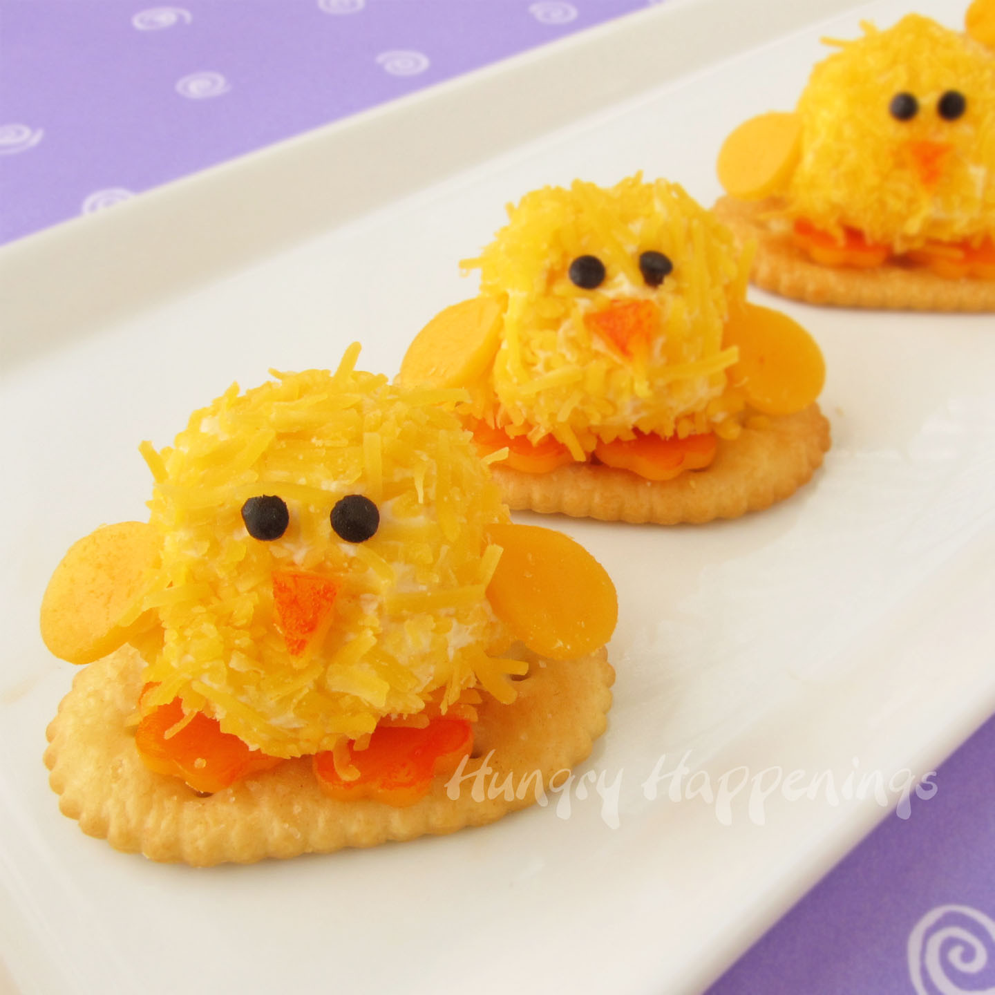 Cute Easter Food
 Crescent Roll Cream Horn Carrots for Easter