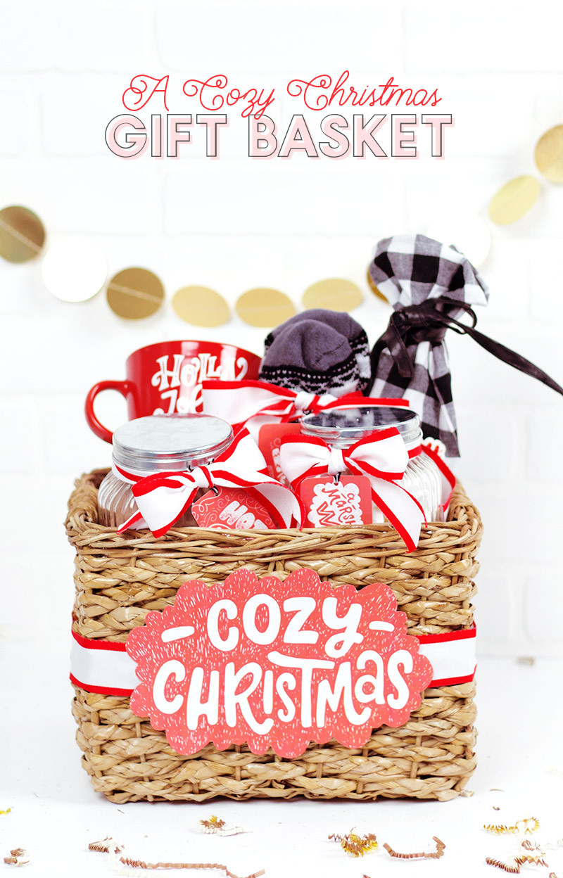 Cute Gift Basket Ideas
 A Cozy Christmas A Christmas Gift Basket Idea Persia Lou