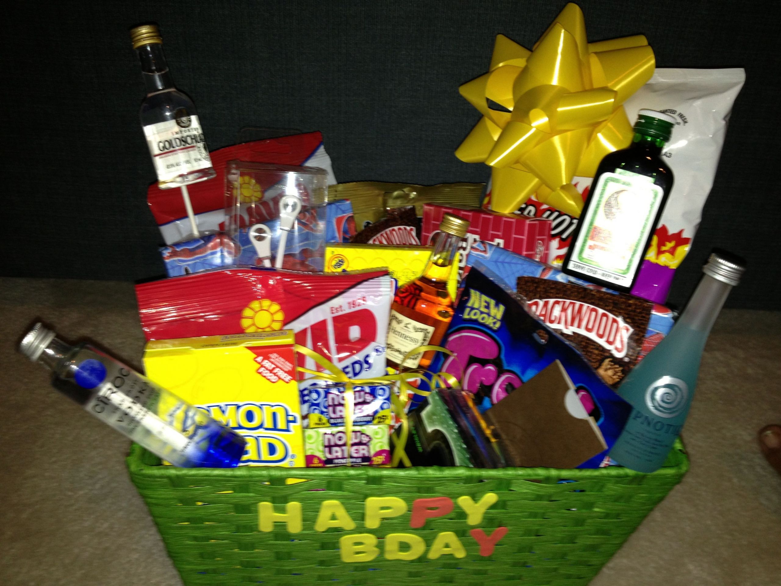 Cute Gift Basket Ideas For Boyfriend
 Boyfriend birthday t basket