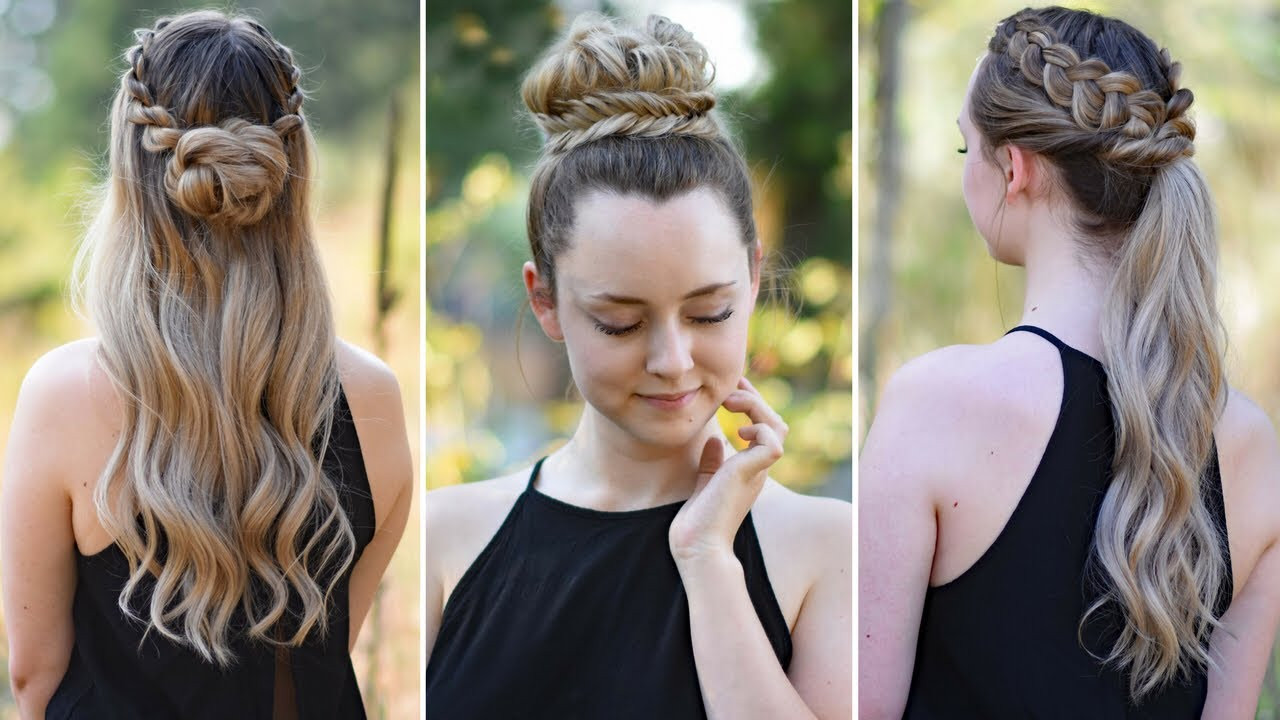 Cute Hairstyles For High School
 3 Easy DIY Hairstyles Back to School