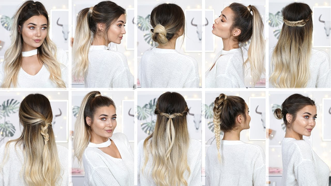 Cute Hairstyles For High School
 10 EASY HEATLESS BACK TO SCHOOL HAIRSTYLES