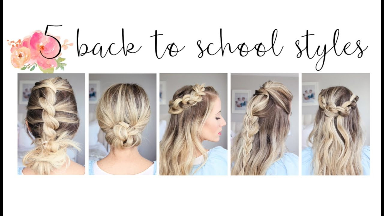 Cute Hairstyles For High School
 5 Easy Back to School Hairstyles