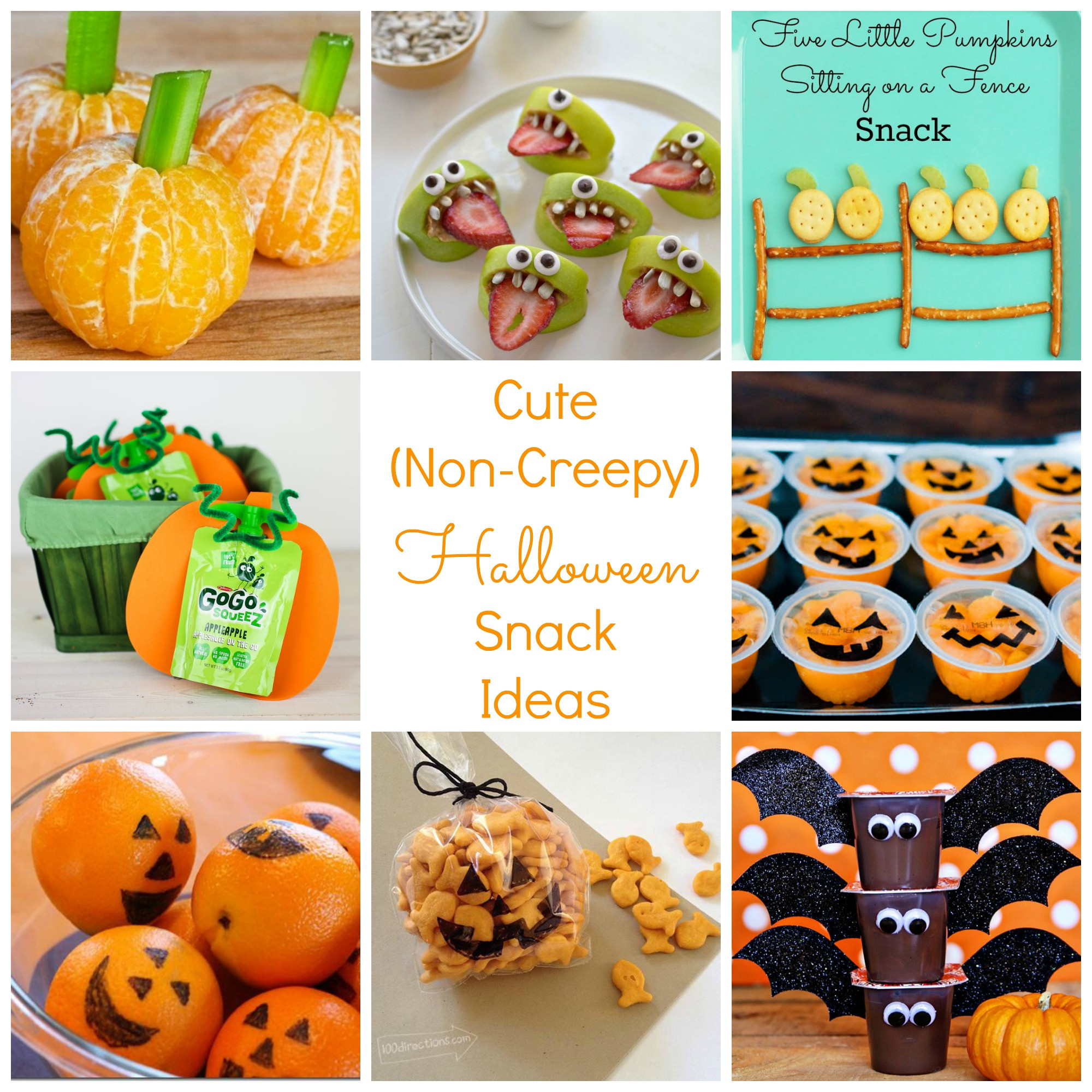 Cute Halloween Food Ideas For A Party
 Cute Non Creepy Halloween and Fall Snack Ideas Happy