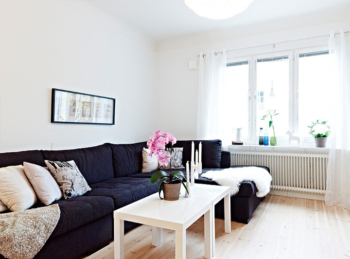 Cute Living Room Ideas
 Small Cute Swedish Apartment Чудесен малък шведски