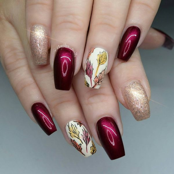 Cute Nail Colors For Fall
 31 Ideal Fall Nail Designs Ideas For You