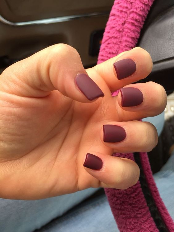Cute Nail Colors For Fall
 55 Fall Matte Nail Colors to Try This Year Koees Blog